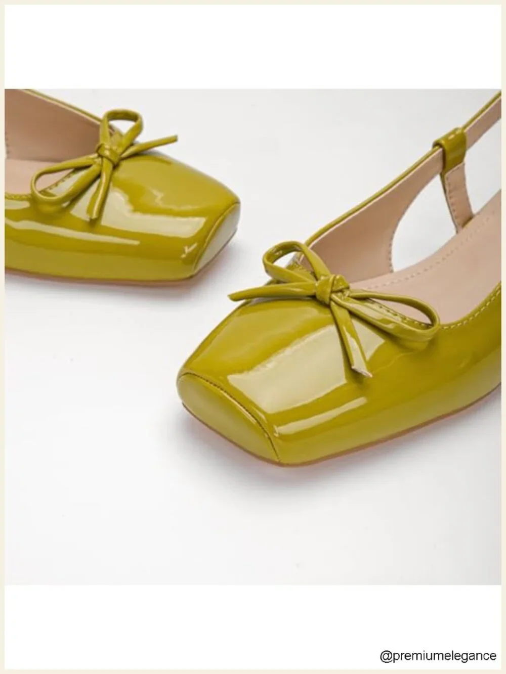 Women's Ballet Flats Slingback Square Toe Bow Knit Satin Ankle Buckle Dressy